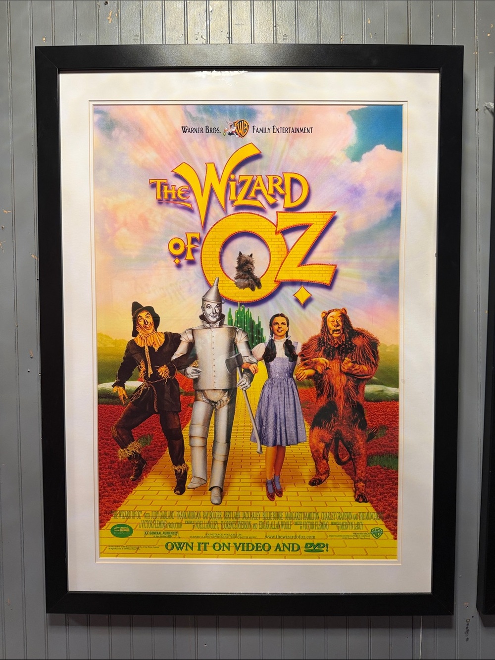 Warner Bros. The Wizard of Oz Framed Art - Yellow, Red, Blue, Black